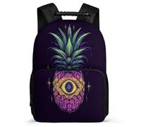 TPISLI Pineapple Motif Rucksack for Boys Girls Junior School Fruit Print Backpack School Years 2-5 Kids and Teens, Lightweight Sturdy Handle Outdoor Day Trips