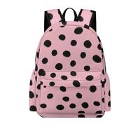 TPISLI Pink Leopard Motif Backpack Students Year 4 Cheetah Book Bag Girls Age 14 Durable Cool 14 Inch Laptop Rucksack Primary School Travel Daily Use Daily Carry Everyday Use