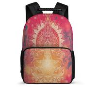 TPISLI Primary Boys School Backpack Buddha Bookbag for Girls, Children's Cute Rucksack Buddhism Bag Kids Back Pack School Bags for Travel