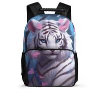 TPISLI Primary School Backpack Tiger Bookbag for Boys Girls, Kids Cute Back Pack Animal Theme Bag Daycare Children's Rucksack School Bags for Travel