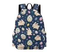 TPISLI Rabbit Easter Eggs Bookbag Boys Ages 8-12 Bunny Backpack Girls 7-11 Year Olds Durable Cool Outdoor Travel Daypack School Years 7-10 Travel Use Everyday Use