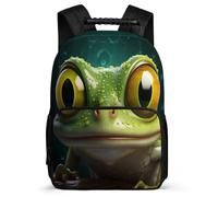 TPISLI Rucksack Frog School Bag Shoulder Bag Messenger Bagpack Children Zipper Travel Storage Bags Casual Bookbag Ugly Design Backpack for 7-13 Years Old