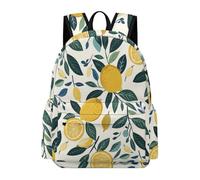 TPISLI Rucksack Lemon School Backpack Fruit Boys Girls 8-14 Bag for Daily Classes, Stylish Travel Bag for Travel and Daily Use and Outdoor Study Days