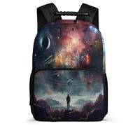 TPISLI Rucksack Starry Sky School Bag Shoulder Bag Messenger Bagpack Children Zipper Travel Storage Bags Casual Bookbag Colourful Design Backpack for 9-18 Years Old