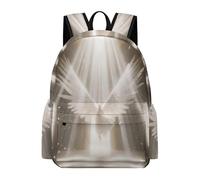 TPISLI Rucksack Wings School Backpack Angels Motif Boys Girls 8-14 Bag for Daily Classes, Stylish Travel Bag for Travel and Daily Use and Outdoor Study Days
