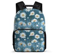TPISLI School Back Pack Daisy Bookbag Kids Class 2-5 Stylish Lightweight Flower Rucksack Spacious Casual/Picnic/School Bag/Backpack for Children Boys And Girls