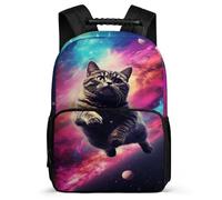 TPISLI School Back Pack Girls Cat Rucksack for Kids Schoolbag with Adjustable Shoulder Strap Casual Daypack for Primary Outdoor Bag Kitten Animal Bookbag