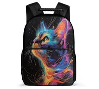 TPISLI School Backpack Cat Bag for Kid Boy Nylon Durable Back Pack With Pocket Fashion Bagpack Kitten School Bookbag Girl
