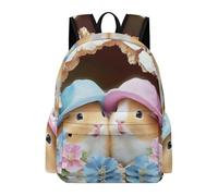 TPISLI School Backpack Cute Guinea Pig Kids Teens 8-15 Rucksack Animal Book Bag for Study Days, Durable Daypack for Daily Study and Weekend Use and Everyday Lessons