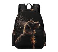 TPISLI School Backpack Dog Pattern Children Boys Girls Rucksack Animal Print Ages 10-16 Book Bag for Year 7-10 Study, Trendy 15.6 Inch Laptop Backpack for Study Days and Travel
