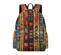 TPISLI School Backpack Flowers Motif Kids Teens 8-15 Rucksack Plant Floral Book Bag for Study Days, Durable Daypack for Daily Study and Weekend Use and Everyday Lessons