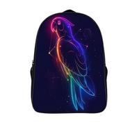 TPISLI School Backpack for Boys, Causal Schoolchildren Parrot School Bags Bird Patterns Backpack for Teenage Girls Lightweight Rucksack Bookbag Daypack