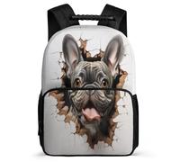 TPISLI School Backpack French Bulldog Bag for Kid Boy Nylon Durable Back Pack With Pocket Fashion Bagpack Dog Animal School Bookbag Girl