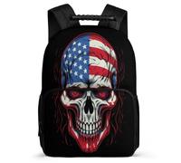 TPISLI School Backpack Skeleton Bookbag for Teenage Boys Primary Rucksack with Skull Bag Girls Rucksack Elementary Daypack Satchel