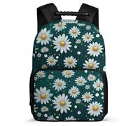 TPISLI School Backpack with Daisy Bag Boys 10-15 Years Old, Kid Cute Back Pack Flower Rucksack Primary School Book Bags Girls Schoolbag with Front Pocket