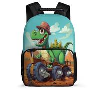 TPISLI School Backpack with Dinosaur Bag Boys 10-15 Years Old, Kid Cute Back Pack Animal Rucksack Primary School Book Bags Girls Schoolbag with Front Pocket