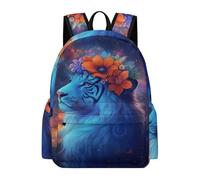 TPISLI School Backpack with Tiger Design for Girls Boys Causal School Bags Teenage Boys Lightweight Travel Backpack Girls Rucksack Animal Print Bookbag for Kids