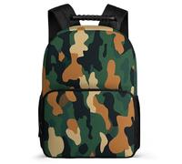 TPISLI School Bag Camouflage for Children Primary Age 6-11, Backpack Camo for Children, Durable Rucksack, Soft Felt Details, Short Trips, Everyday Use