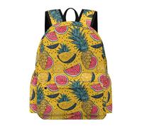 TPISLI School Bag Colorful Fruits Girls Boys 9-13 Backpack Rucksack Fruit Design for Study Days, Stylish Travel Bag for Books, Lessons and Travel and Daily Book Carry