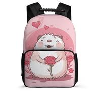 TPISLI School Bag Cute Guinea Pig Back Pack for Teenage Boy with Front Pocket Junior Elementary Bookbags Animal Rucksack for Girls