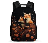 TPISLI School Bag Fox Backpack Boy Daypack Animal Print Rucksack for Kid Girl Elementary Middle School Small Travel Hiking Sports Bookbags Durable