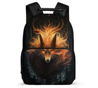 TPISLI School Bag Fox Backpack for Girls Daypack Animal Theme Rucksack for Kids Boy Elementary Middle School Small Travel Hiking Sports Bookbags Durable