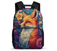 TPISLI School Bag Fox Design for Boys 8-12 Years, Backpack Animal Fox for Boys Girls, Durable Rucksack, Soft Felt Details, Short Trips, Everyday Use