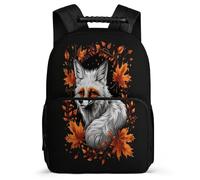 TPISLI School Bag Fox Design for Girls Boys Age 5-10, Backpack Animal Fox for Girls Boys, Durable Rucksack, Sturdy Handle, Outdoor Travel, Day Trips