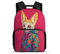 TPISLI School Bag Fox for Boys Primary Age 6-11, Backpack Marine Life for Students, Durable Rucksack, Soft Felt Details, Short Trips, Everyday Use