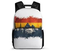 TPISLI School Bag German Flag Style Backpack Boy Daypack Rucksack for Kid Girl Elementary Middle School Small Travel Hiking Sports Bookbags Durable