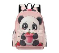 TPISLI School Bag Kawaii Panda Girls Boys 9-13 Backpack Rucksack Animal Panda for Study Days, Stylish Travel Bag for Books, Lessons and Travel and Daily Book Carry