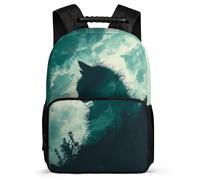 TPISLI School Bag Kitten Backpack Cat Casual Daypack Fashion Interesting for Kids Multipurpose Laptop Back Pack for Boy Girls