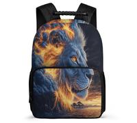 TPISLI School Bag Lion for Boys Primary Age 6-11, Backpack Animal Lion for Students, Durable Rucksack, Soft Felt Details, Short Trips, Everyday Use