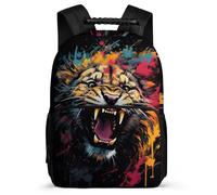 TPISLI School Bag Tiger Backpack Boy Daypack Animal Tiger Rucksack for Kid Girl Elementary Middle School Small Travel Hiking Sports Bookbags Durable