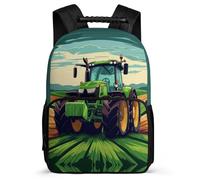 TPISLI School Bag Tractor for Boys Primary Age 6-11, Backpack Car for Students, Durable Rucksack, Soft Felt Details, Short Trips, Everyday Use