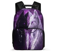 TPISLI School Bag Wolf for Boys Primary Age 6-11, Backpack Animal Wolve for Students, Durable Rucksack, Soft Felt Details, Short Trips, Everyday Use