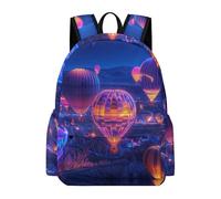 TPISLI School Bags for Girls, Hot Air Balloon Pattern Kids Backpack Cute Rucksack Colourful Bag for Primary And Secondary School Commuting Travel