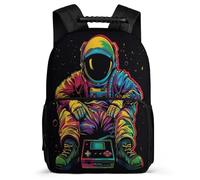 TPISLI School Bookbag Astronaut Rucksack Boy Kid Elementary School Backpack Spaceman Bag Girls Laptop School Bag Travel Back Pack for Teens 7-13 Years Old