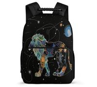TPISLI School Boy Back Pack Lion Bag 8-16 Years Kids Class 2-6 Stylish Lightweight Girls Rucksack Animal King Spacious Casual/Picnic/School Bag/Backpack for Children