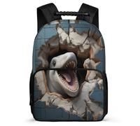 TPISLI School Boy Back Pack Whale Bag 8-16 Years Kids Class 2-6 Stylish Lightweight Girls Rucksack 3D Animal Theme Spacious Casual/Picnic/School Bag/Backpack for Children
