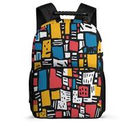 TPISLI School Graffiti Back Pack Memphis Style BookBag for Girls And Boys, Cute Kids Backpack for Teenagers School Travel, Lightweight Kids Rucksack