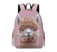TPISLI School Llama Alpaca Backpack for Boys 8 9 10 13-14 Years Bookbag Animal Design Rucksack for Elementary Or Middle School Boys And Girls