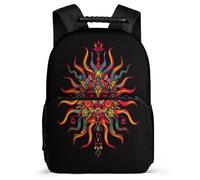 TPISLI School Rucksack Boys Bohemian Sun Bag Girls Backpack Sun God Bookbag, Cute Kids Backpack for Teenagers School Travel, Lightweight Durable