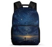 TPISLI School Rucksack Starry Sky Book Bag Unisex Primary Boys Schoolbag Colourful Backpacks for Girls 6-10 Years Old for Party Bags