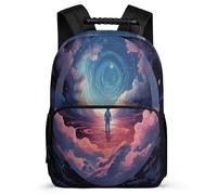 TPISLI Schoolbag Girls with Starry Sky Backpack Kids, Book Bag Colourful Rucksack for 8-16 Years Old Boy, Elementary Primary School Durable Back Pack