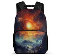 TPISLI Schoolbag Girls with Starry Sky Backpack Kids, Book Bag Colourful Rucksack for 8-16 Years Old Boy, Elementary Primary School Durable Back Pack