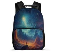 TPISLI Schoolbag Starry Sky Backpack for Boys 7-11 Years Old, School Back Pack Colourful Rucksack Children Primary, Cute Kids Bookbag for Teens And Girls