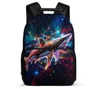TPISLI Shark School Backpack Primary Age 6-11 for Boys Girls, Marine Life Daypack for Students, Lightweight Bag, 1680D Fabric, Primary Classes, Daily Essentials