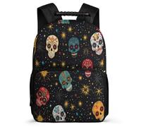 TPISLI Skeleton Bookbag for Boys Girls School Years 1-4 Skull Backpack Primary Age 6-11 Girls Boys, Lightweight Adjustable Straps School Travel