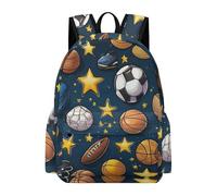 TPISLI Soccer Backpack Students Ages 12-16 Football Rucksack Boys Year 4 Modern Durable 11.6 Inch Laptop Daypack School Years 3-6 Daily Use Daily Carry Everyday Use